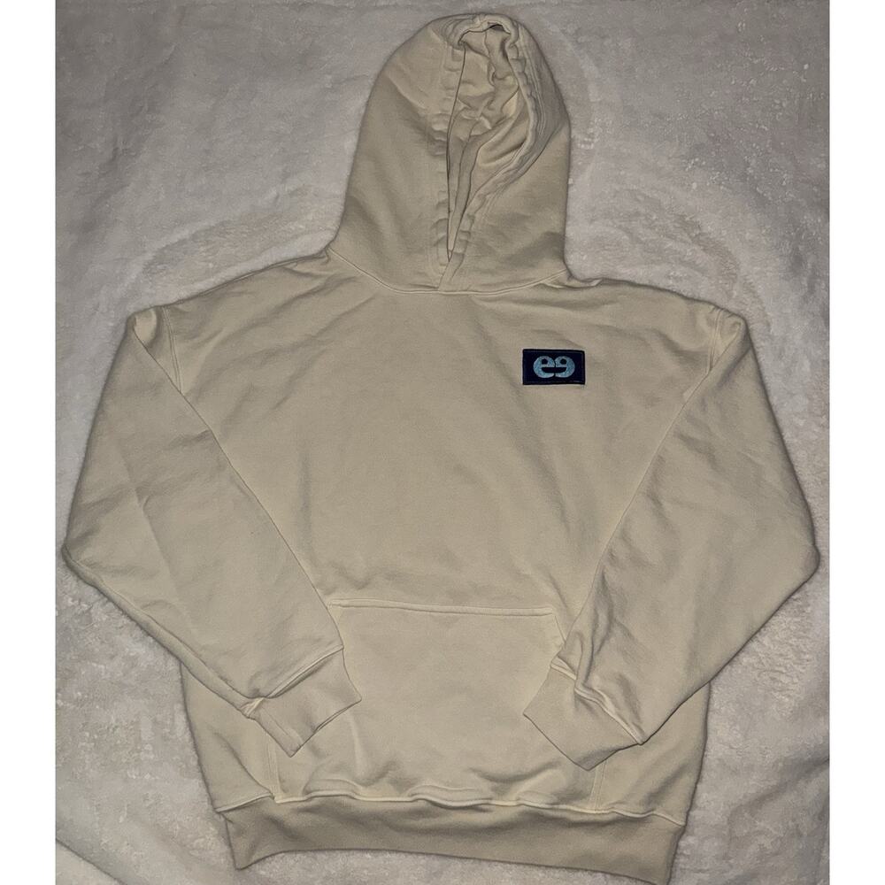 Twice Exceptional Hoodie Mens Large Cream Heavyweight Graphic 2022